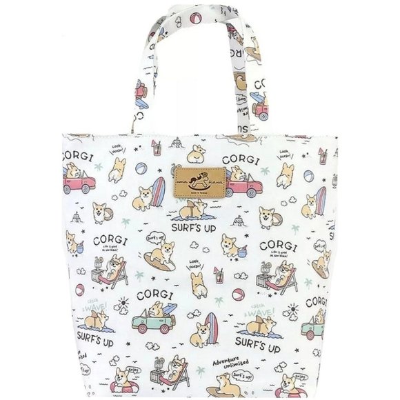 Uma Hana Handbags - Waterproof Corgi Bucket Tote Shoulder Handbag